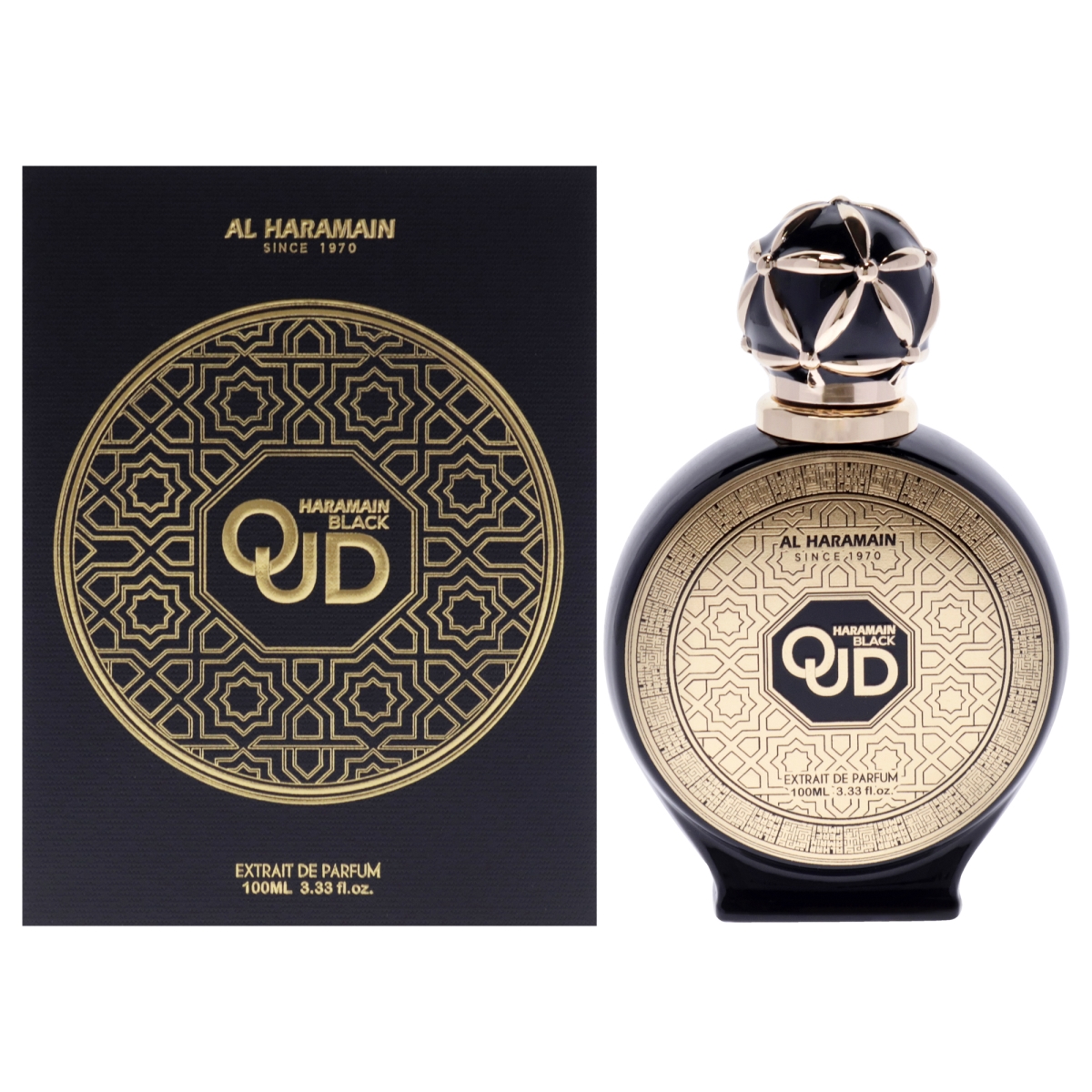 I0145971 333 oz Black Oud EDP Spray for Unisex