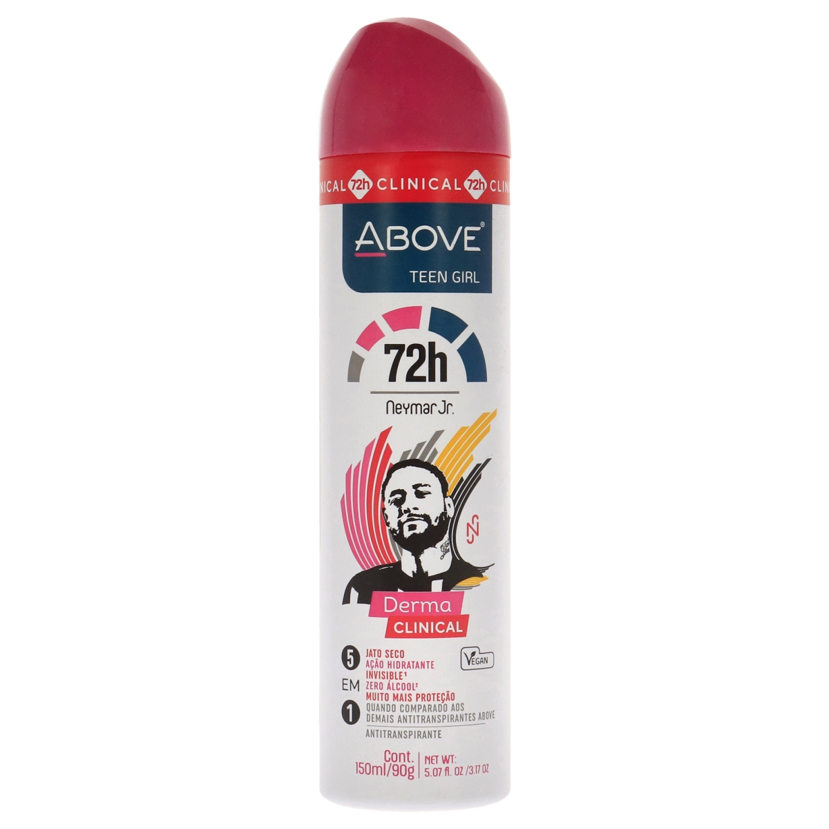 Picture of Above I0135830 3.17 oz 72 Hours Neymar Jr Derma Clinical Antiperspirant Deodorant - Teen Girl