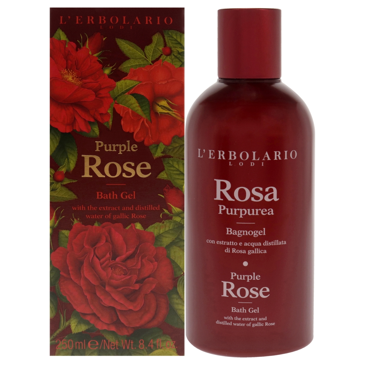 I0131849 8.4 oz Bath Gel - Purple Rose