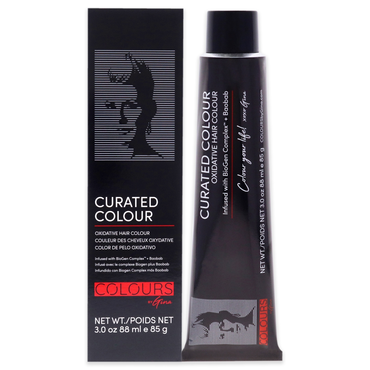 Picture of Colours by Gina I0122646 3 oz Curated Hair Color - 5.0-5N Light Natural Brown