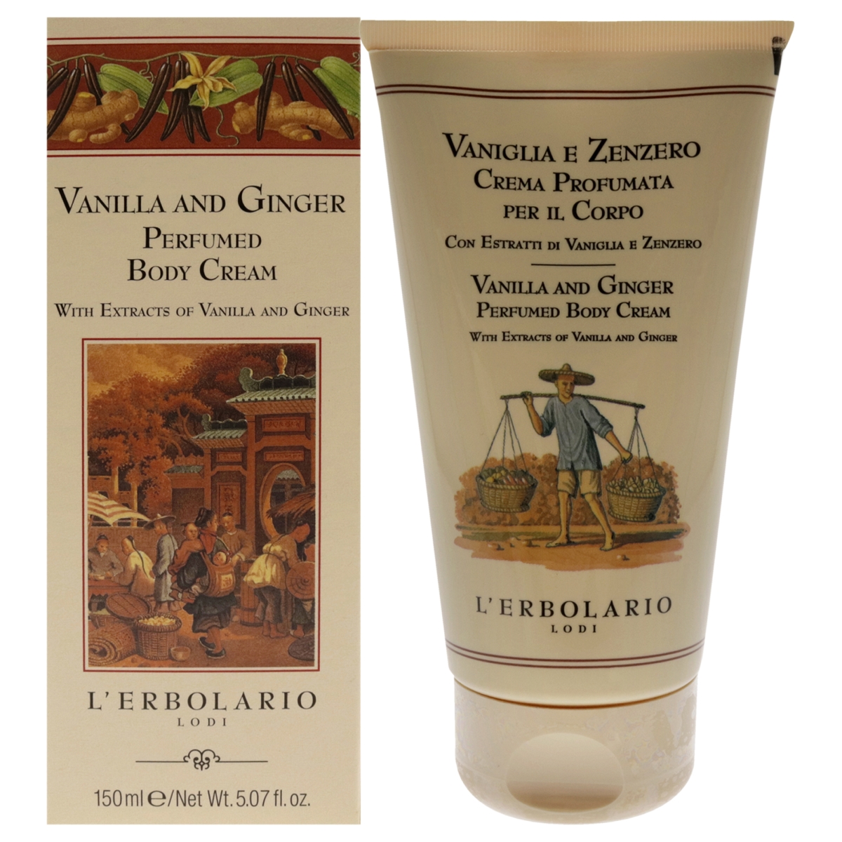 I0131820 507 oz Perfumed Body Cream  Vanilla  Ginger