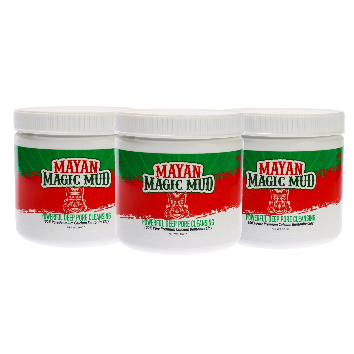 K0003465 16 oz Powerful Deep Pore Cleansing Clay - Pack of 3