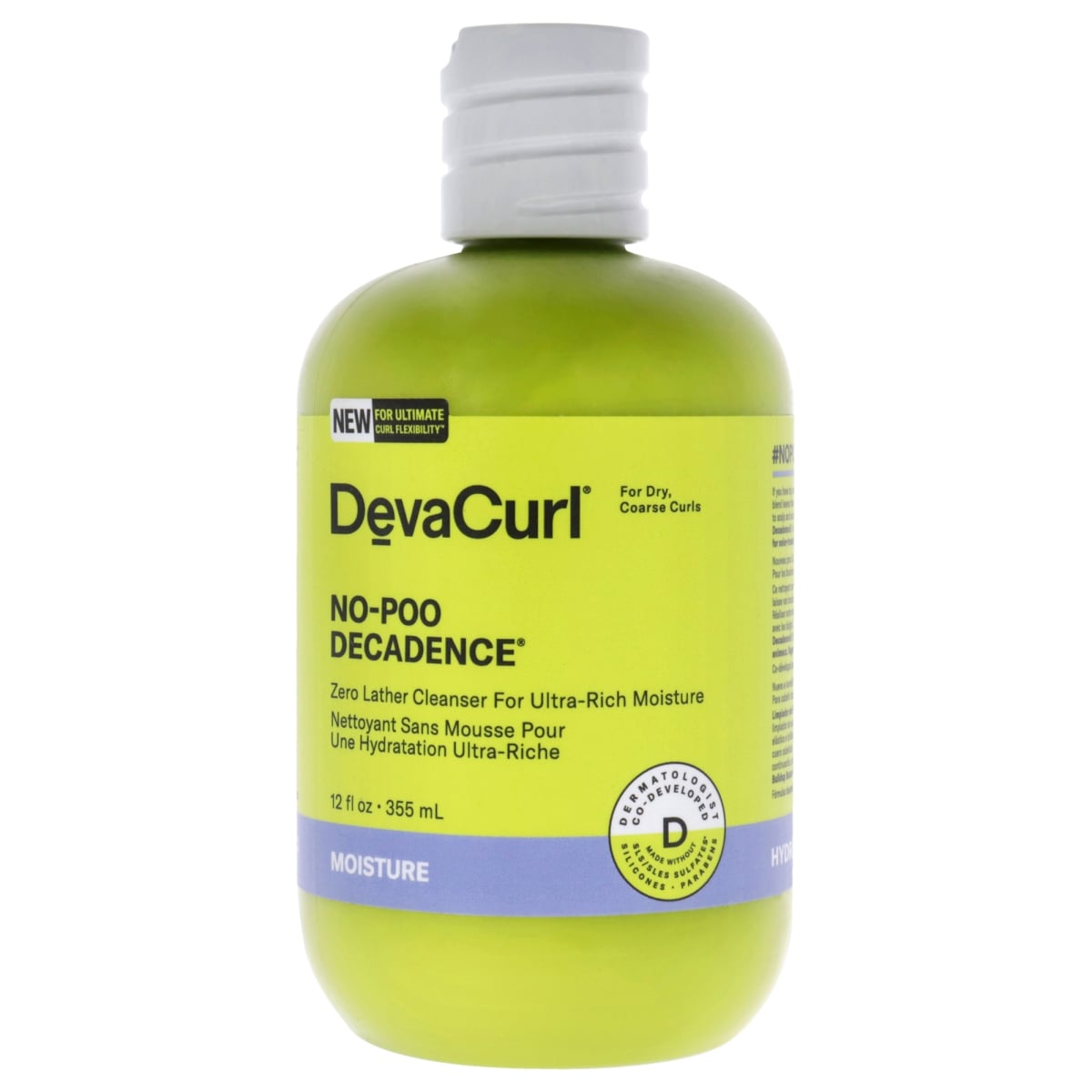 DevaCurl I0123456 12 oz No-Poo Decadense Shampoo