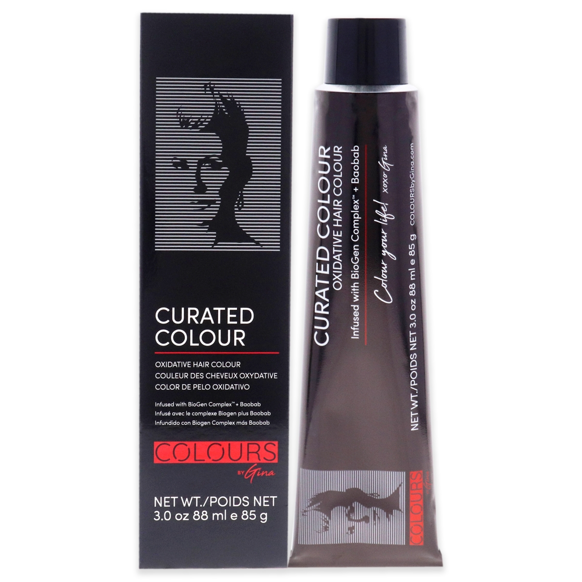 Picture of Colours by Gina I0122652 3 oz Curated Hair Color - 5.5-5M Light Mahogany Brown