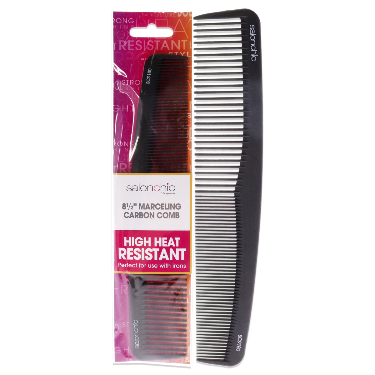 I0126365 Marceling Carbon High Heat Resistant 8.5 Comb