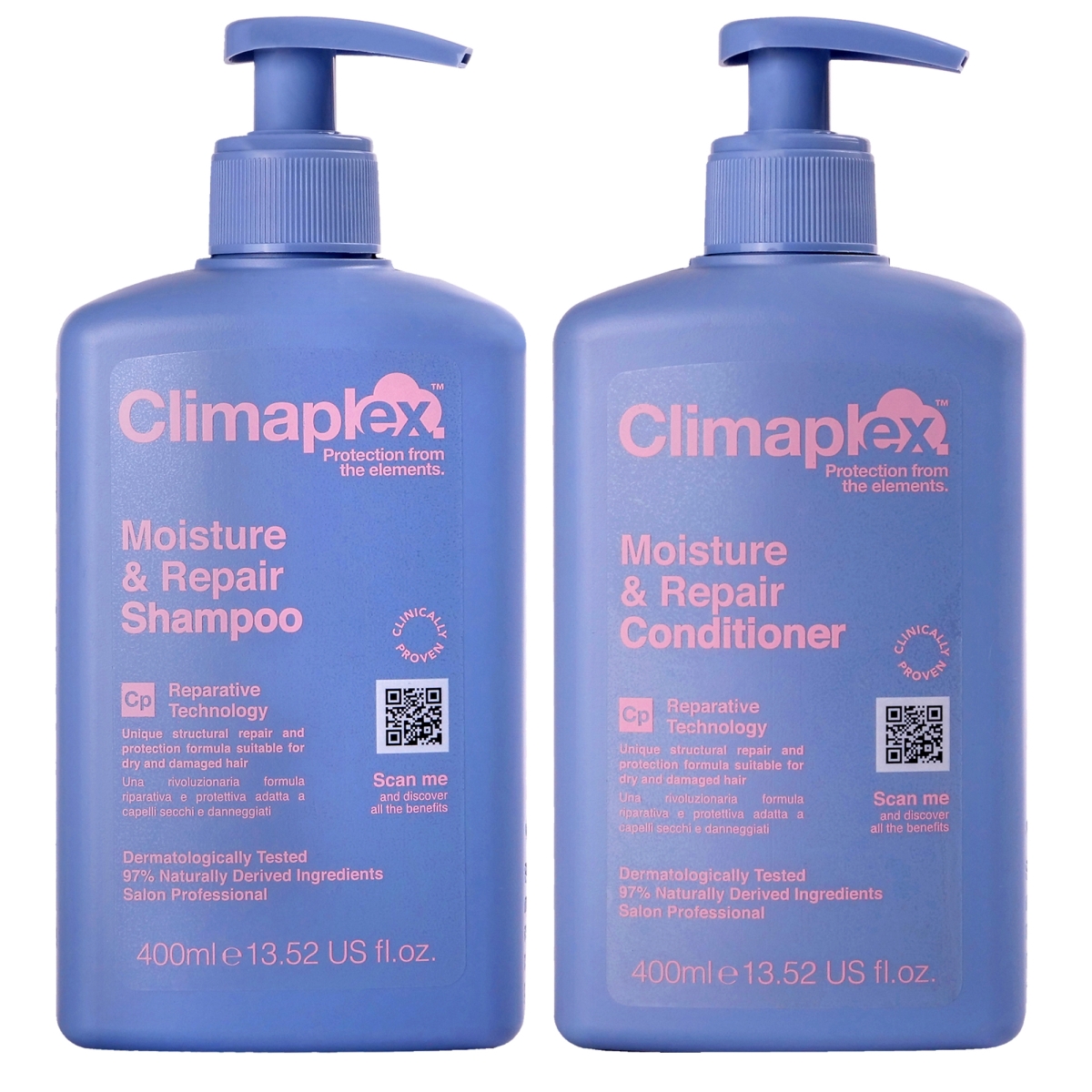 K0005841 2 Piece Moisture & Repair Conditioner & Shampoo Kit for Unisex