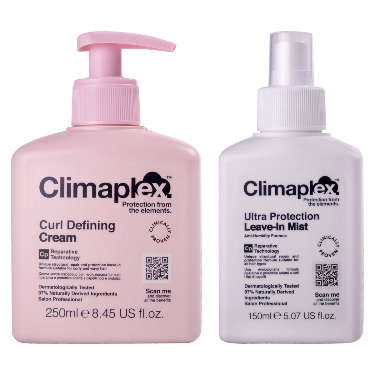 K0005845 2 Piece  Curl Defining Cream &  Ultra Protection Leave-In Mist Kit for Unisex