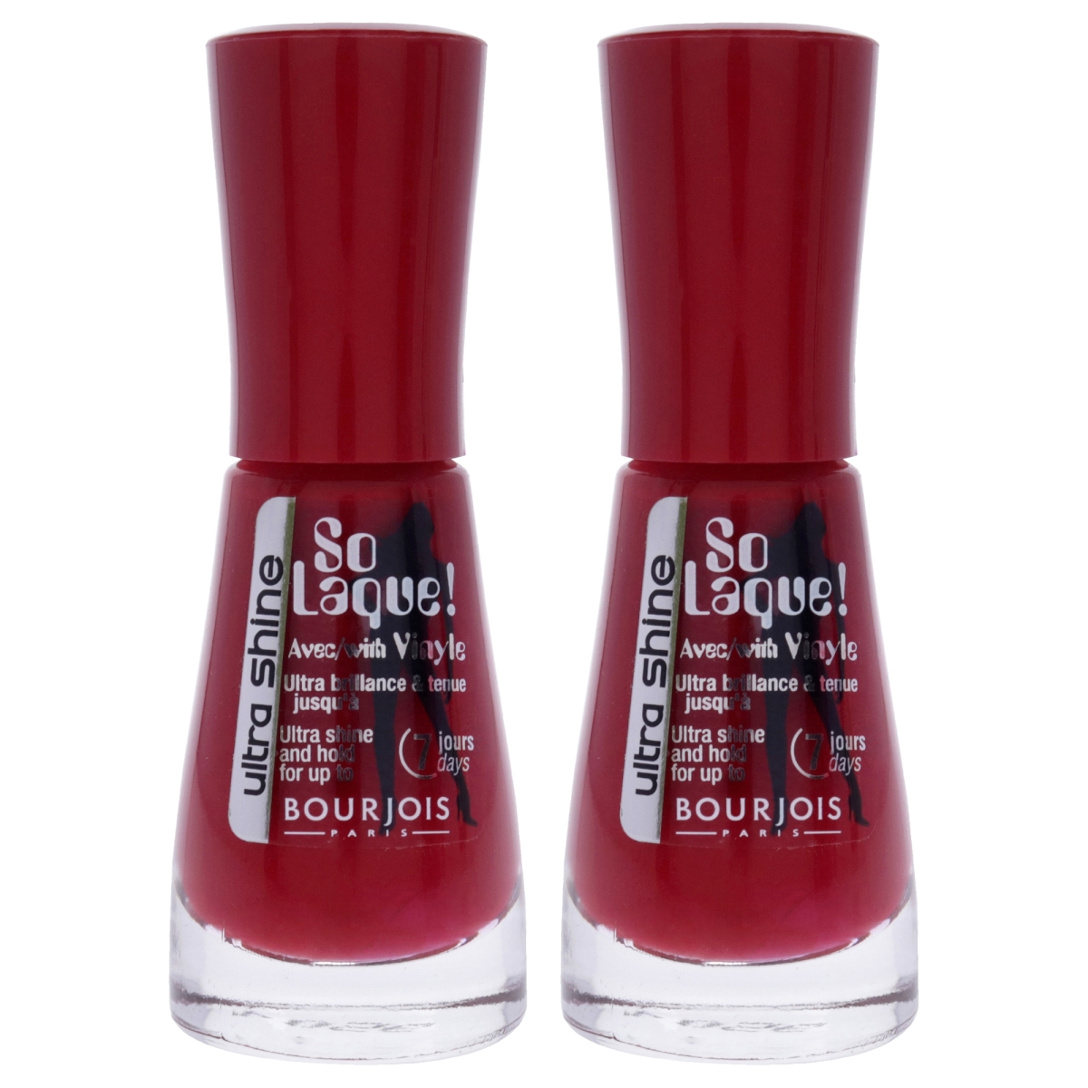 K0004079 0.3 oz So Laque Ultra Shine Nail Polish - 24 Rouge Escarpin - Pack of 2