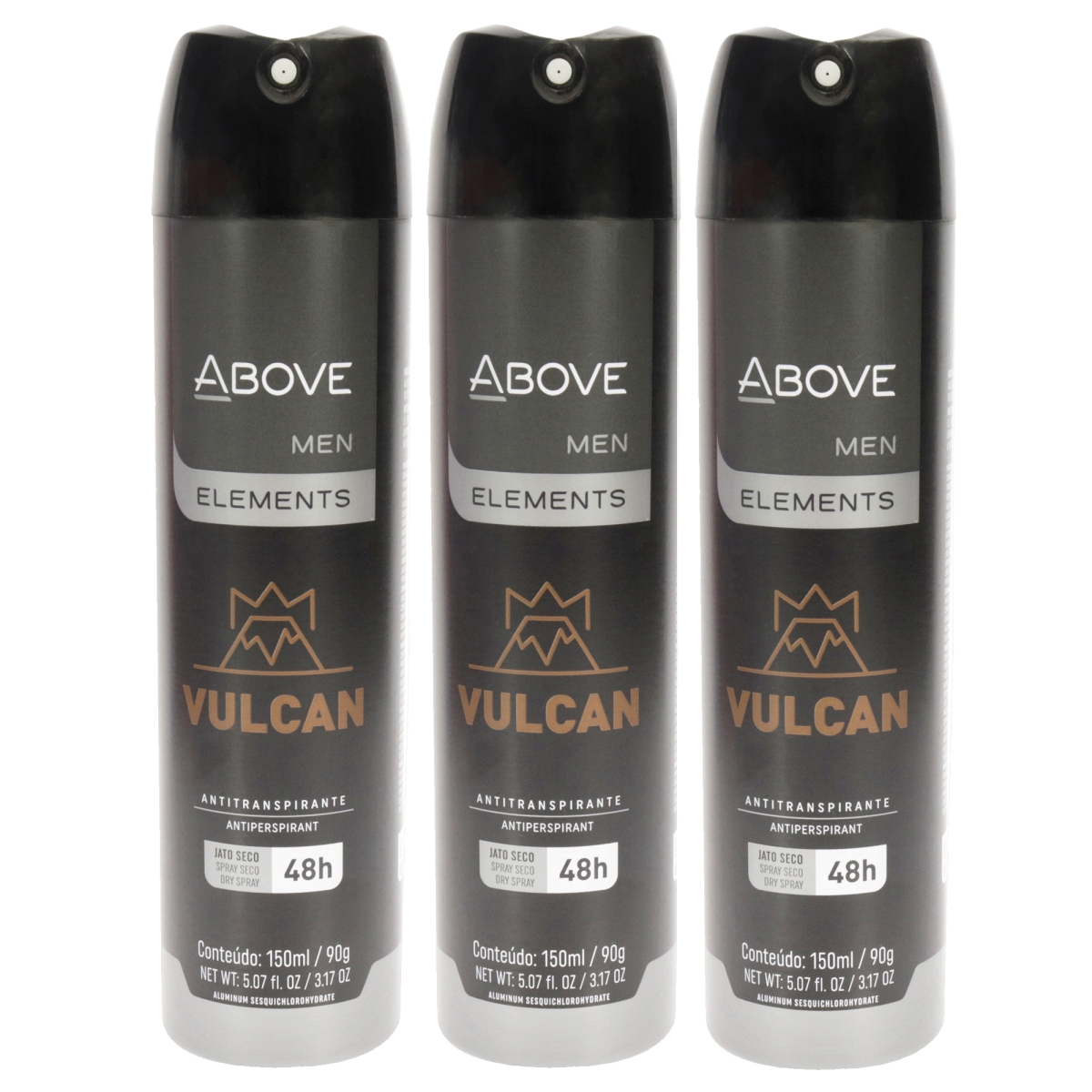 Picture of Above K0005496 3.17 oz 48 Hours Element Antiperspirant Deodorant for Men - Vulcan - Pack of 3