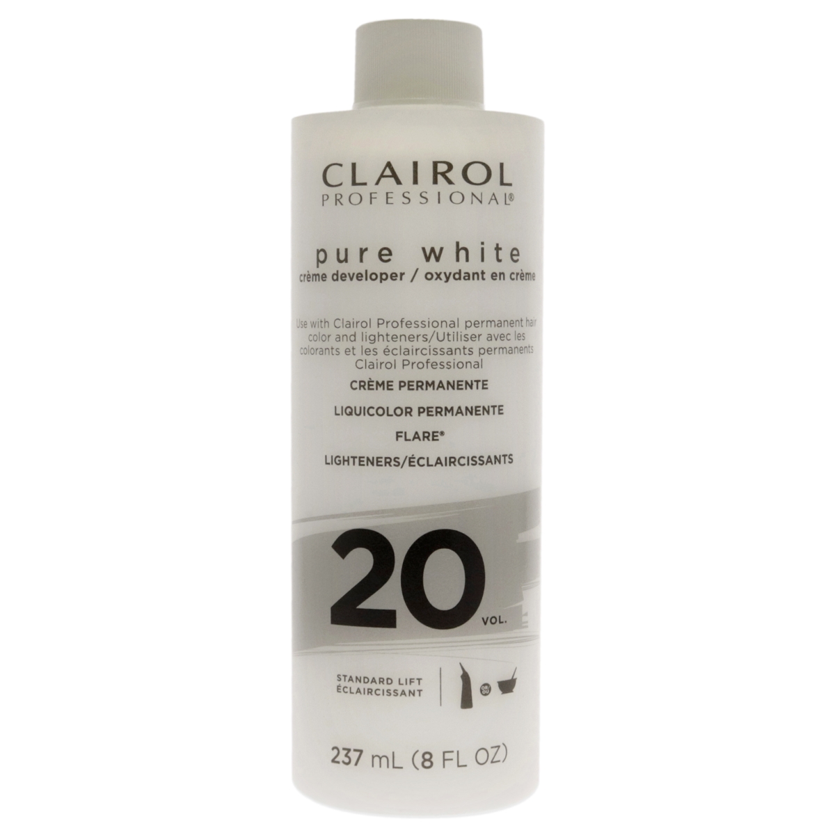 I0132038 8 oz Pure White 20 Volume Creme Developer for Unisex