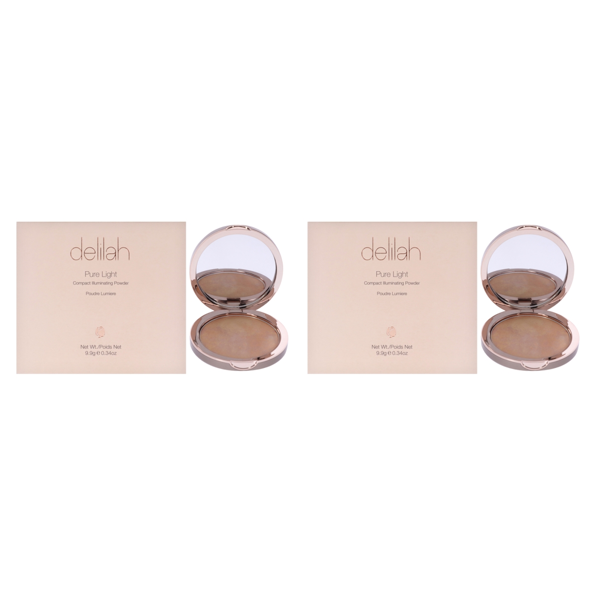 K0004262 0.34 oz Pure Light Compact Illuminating Powder - Aura - Pack of 2