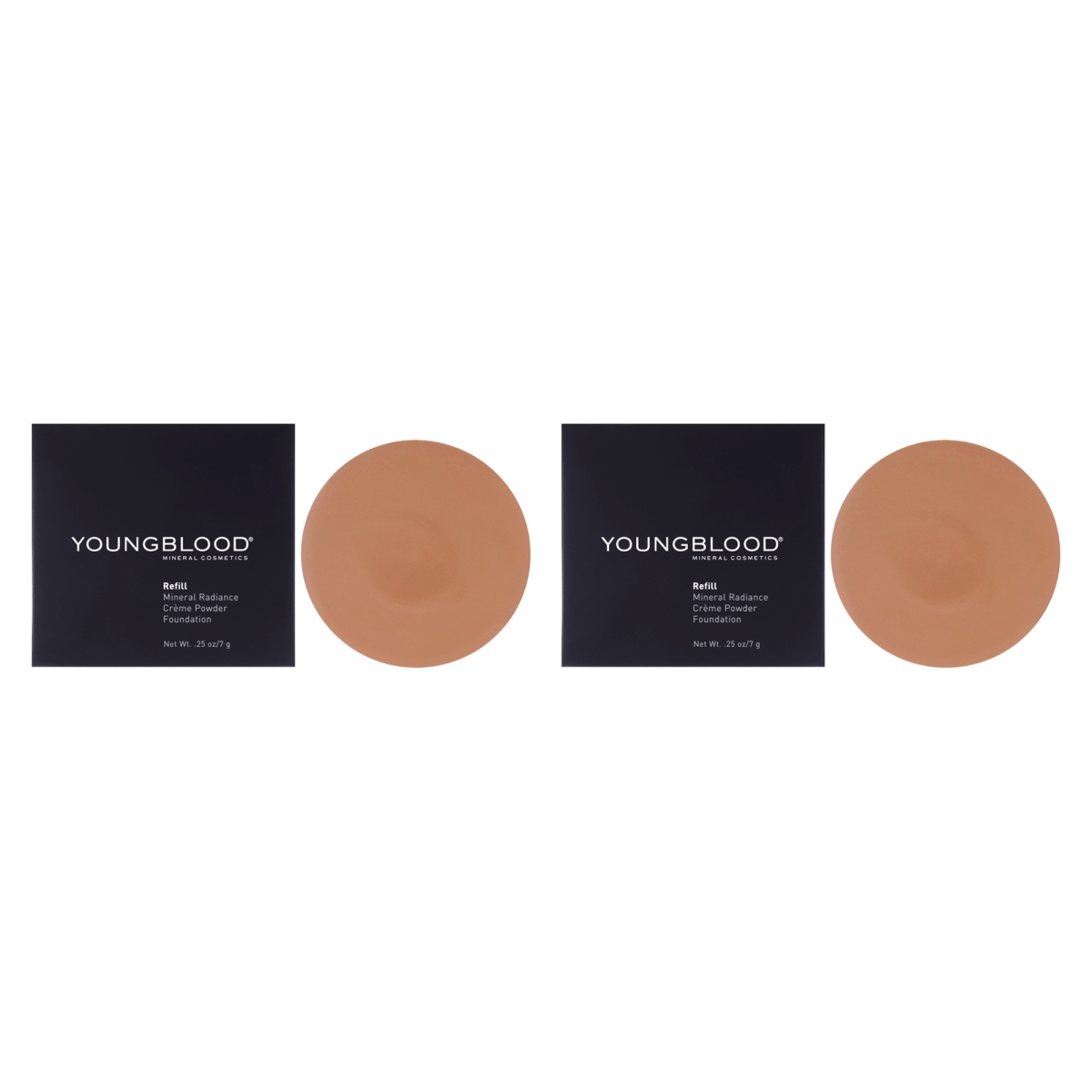K0004893 0.25 oz Mineral Radiance Creme Powder Foundation - Toffee - Pack of 2 -  Youngblood