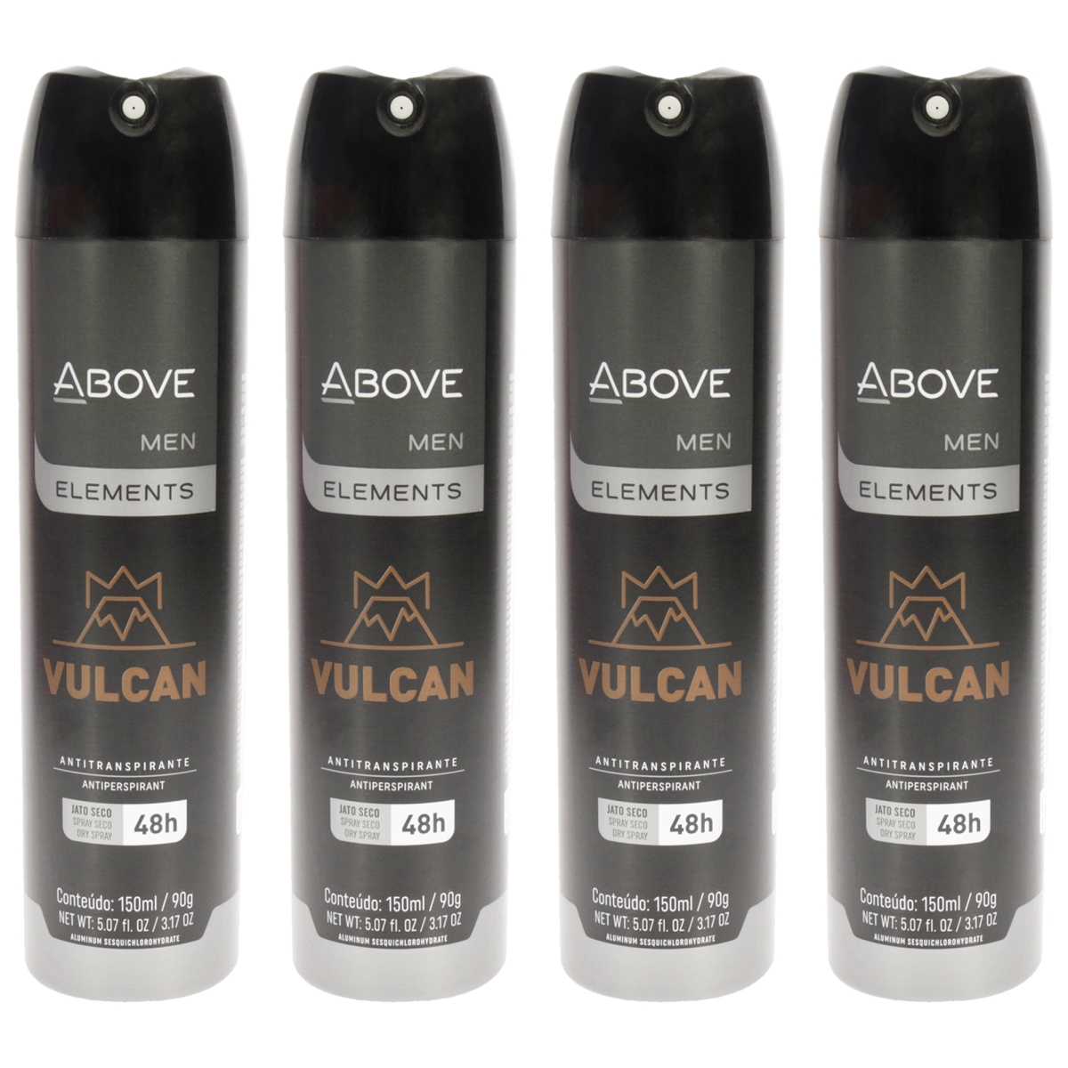 Picture of Above K0005528 3.17 oz 48 Hours Element Antiperspirant Deodorant for Men - Vulcan - Pack of 4