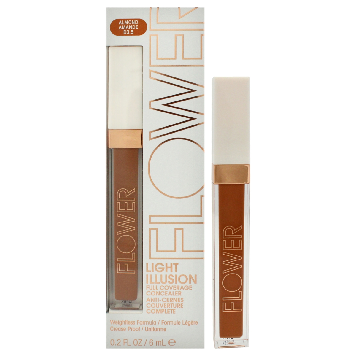 I0137825 0.2 oz Light Illusion Full Coverage Concealer for Women - Almond