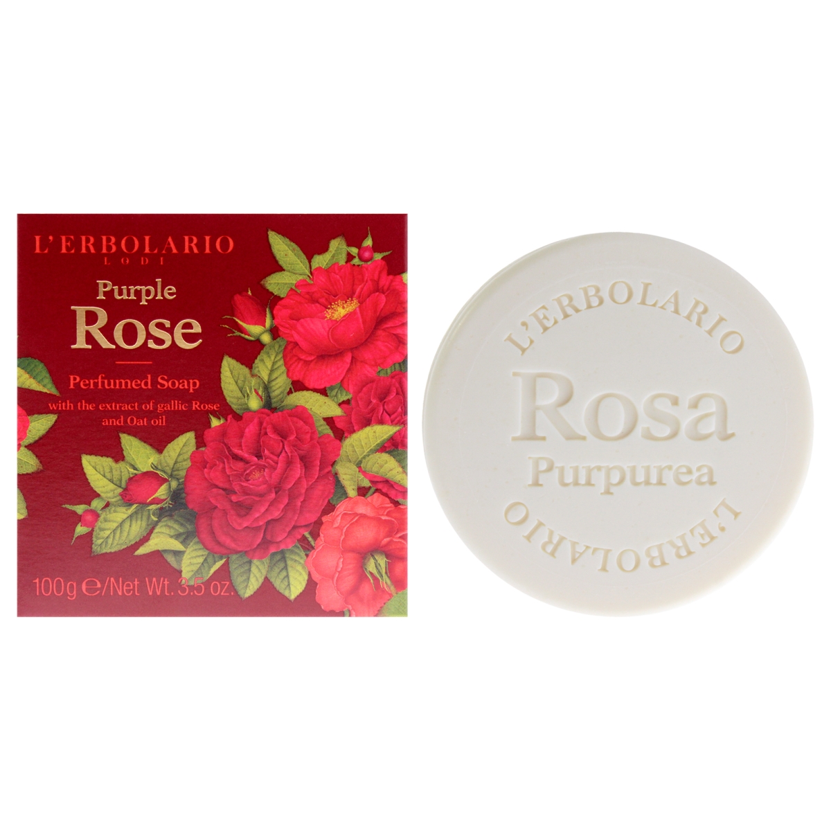 I0140294 3.5 oz Perfumed Soap for Unisex - Purple Rose