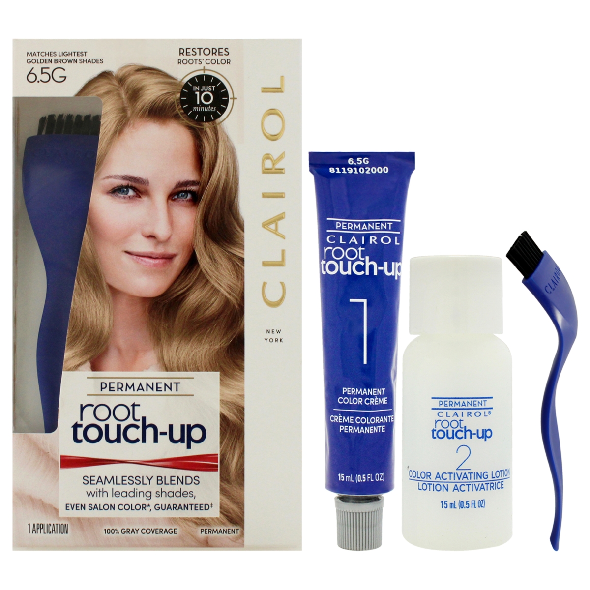 Picture of Clairol I0150567 1 oz Nice N Easy Root Touch-Up Permanent Hair Color for Women - 6.5G Lightest Golden Brown