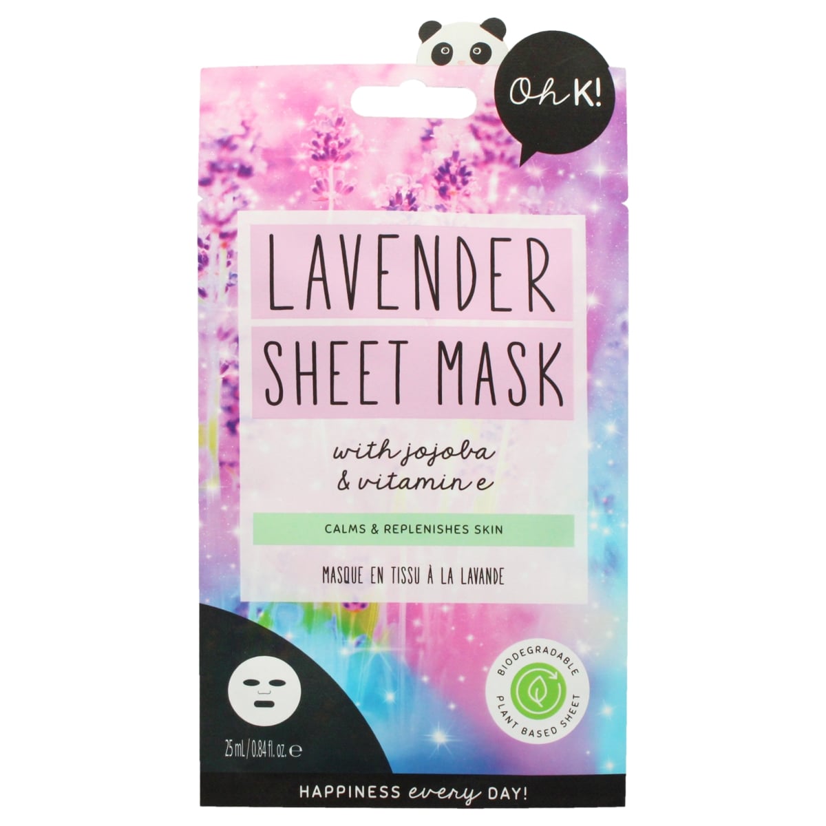 I0150227 Lavender Sheet Mask for Unisex