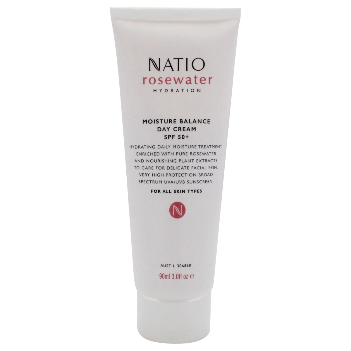 Picture of Natio I0144652 3 oz Rosewater Hydration Moisture Balance Day Cream SPF 50 Plus for Women
