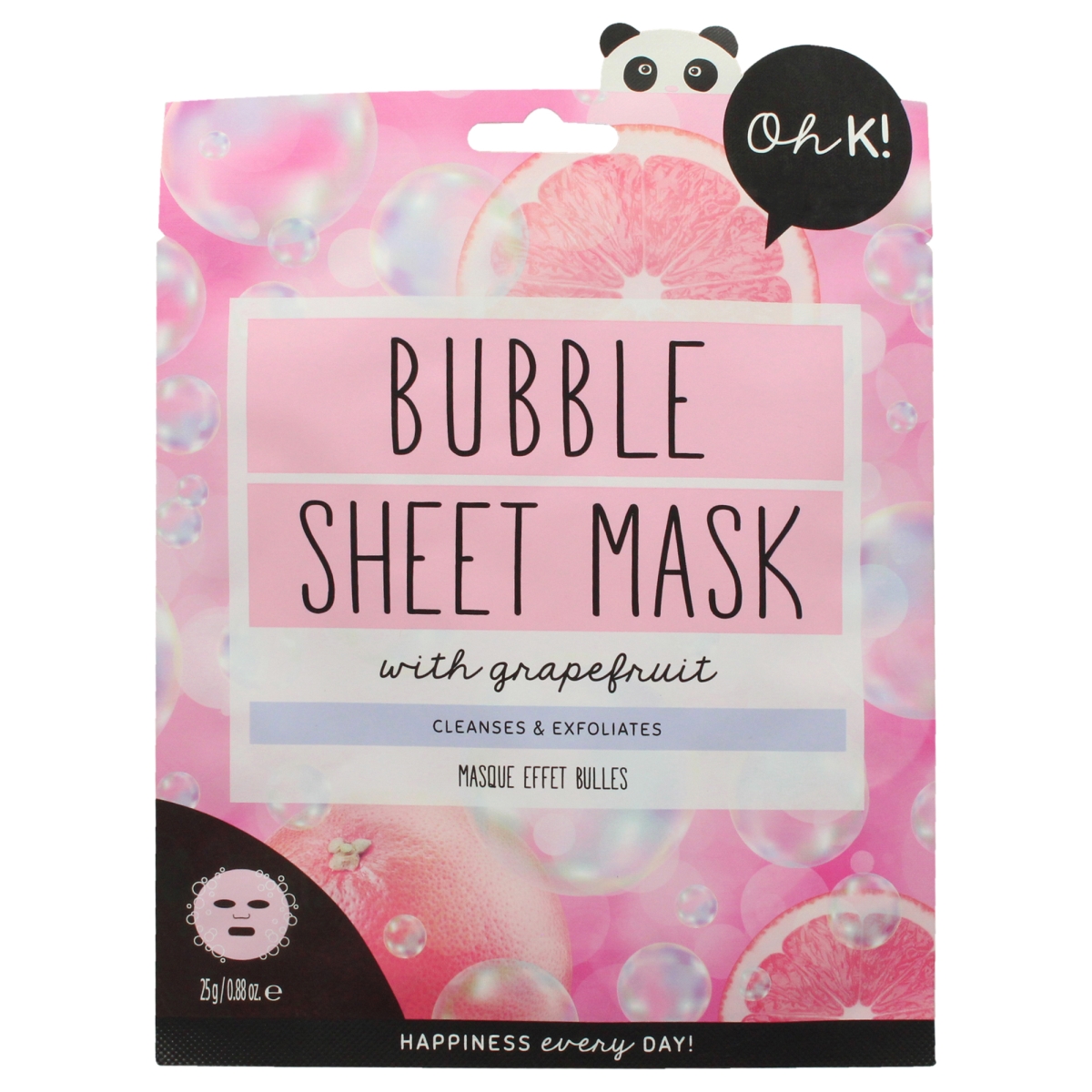I0150232 Bubble Sheet Mask, Grapefruit for Unisex