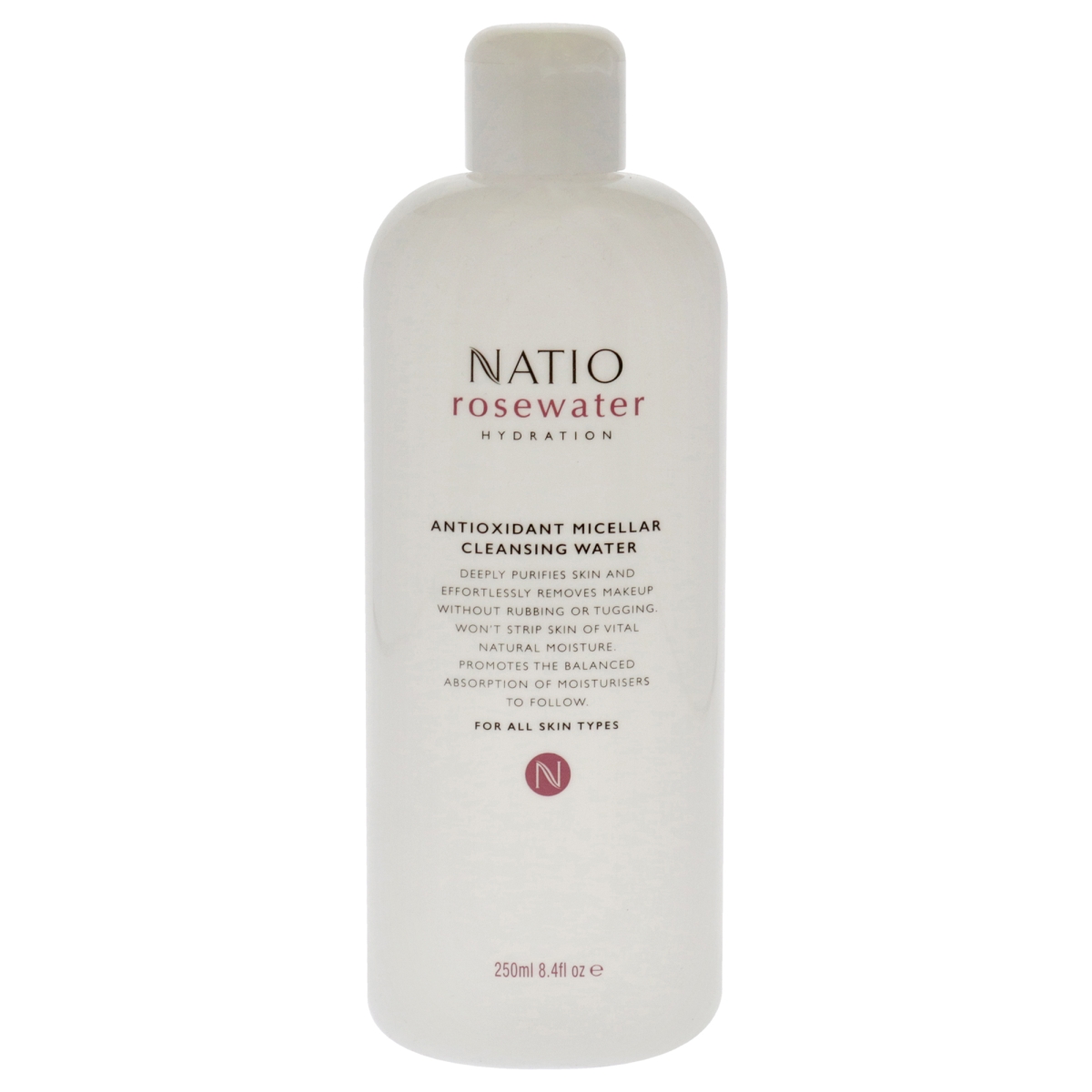 Picture of Natio I0144640 8.4 oz Rosewater Antioxidant Micellar Cleansing Water for Women