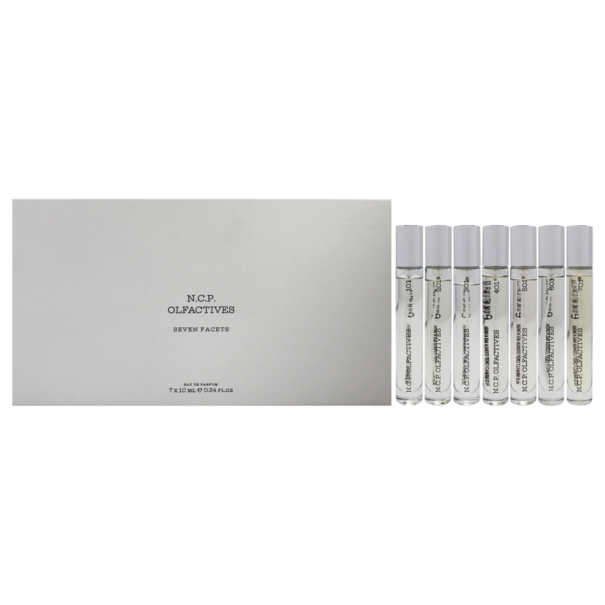 I0144086 7 x 10 ml Seven Facets Eau de Perfume Fragrance for Unisex