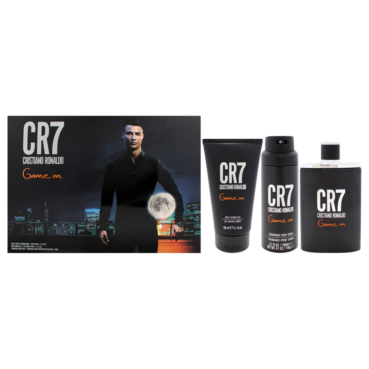 Picture of Cristiano Ronaldo I0142907 Game On Gift Set for Men - 3 Piece