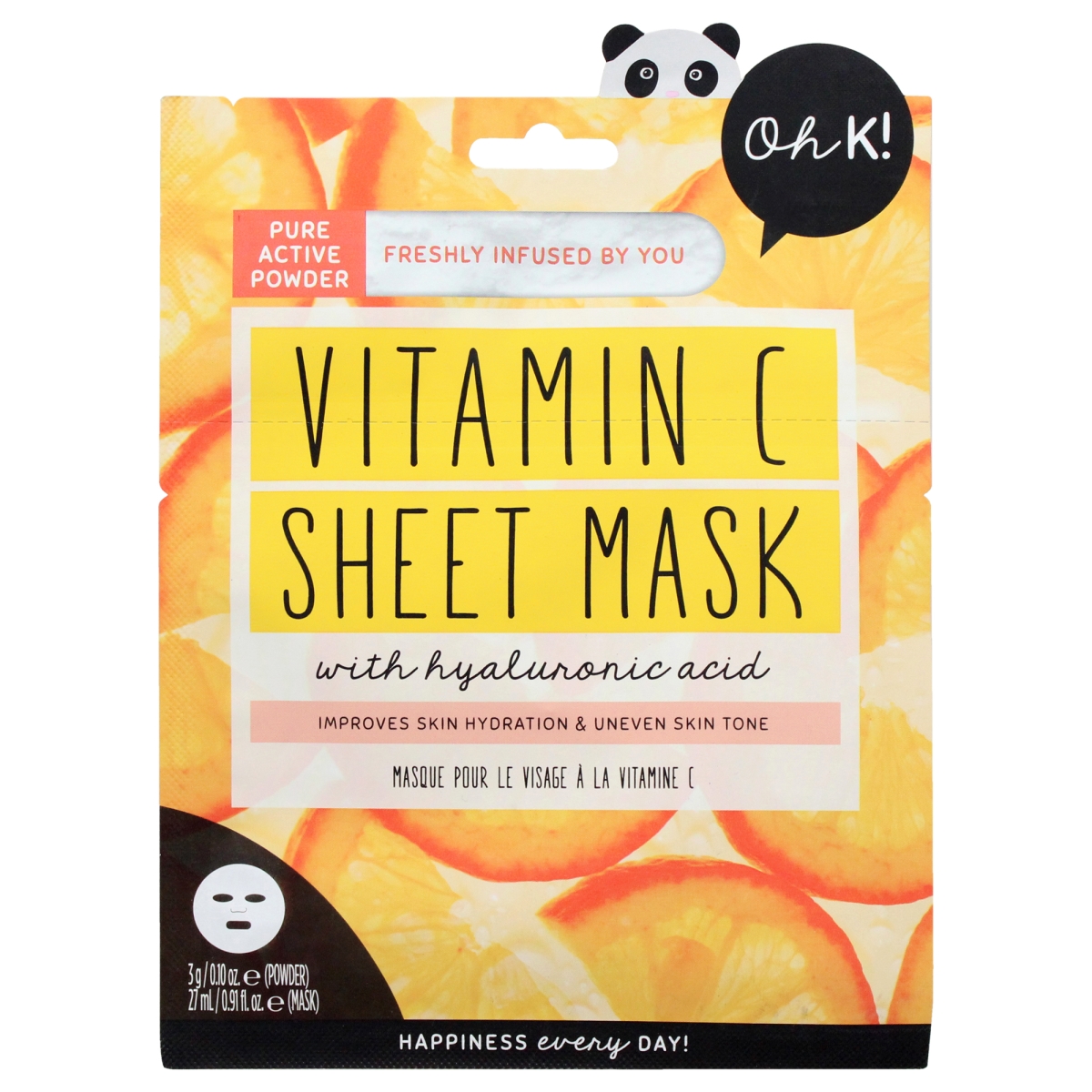 I0150233 Sheet Face Mask, Vitamin C for Unisex