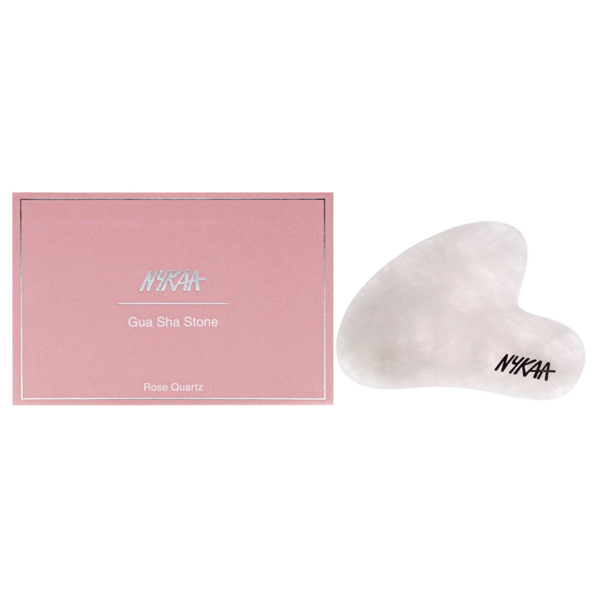 Picture of Nykaa Naturals I0142569 Gua Sha Facial Stone for Women - Rose Quartz