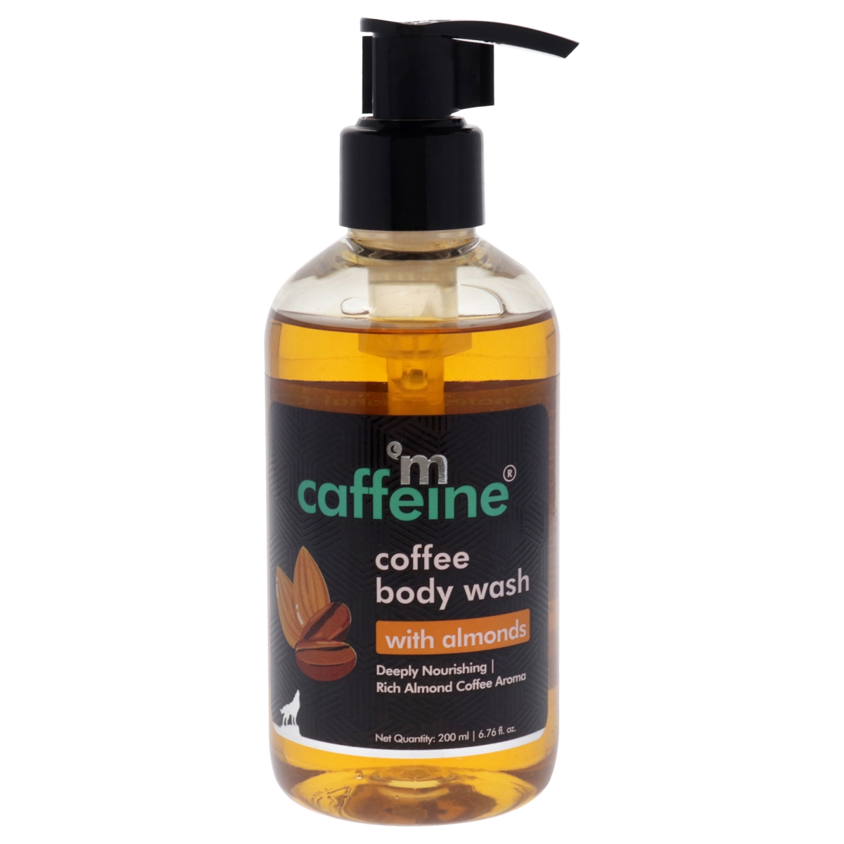 Picture of mCaffeine I0145154 6.76 oz Coffee Body Wash with Almond for Unisex