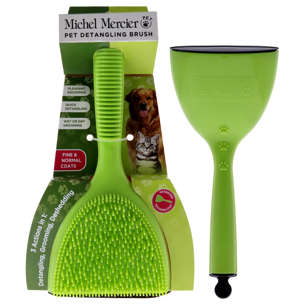 Picture of Michel Mercier I0141617 Pet Detangling Brush for Unisex