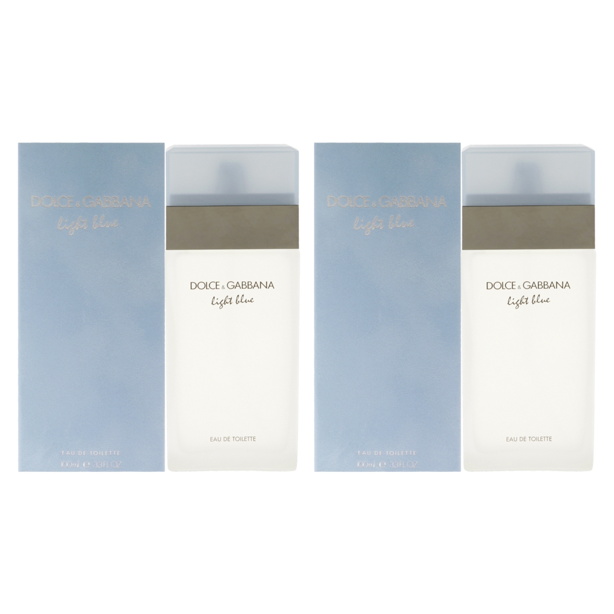 K0003580 3.3 oz Light Blue Eau De Toilette Perfume for Women - Pack of 2