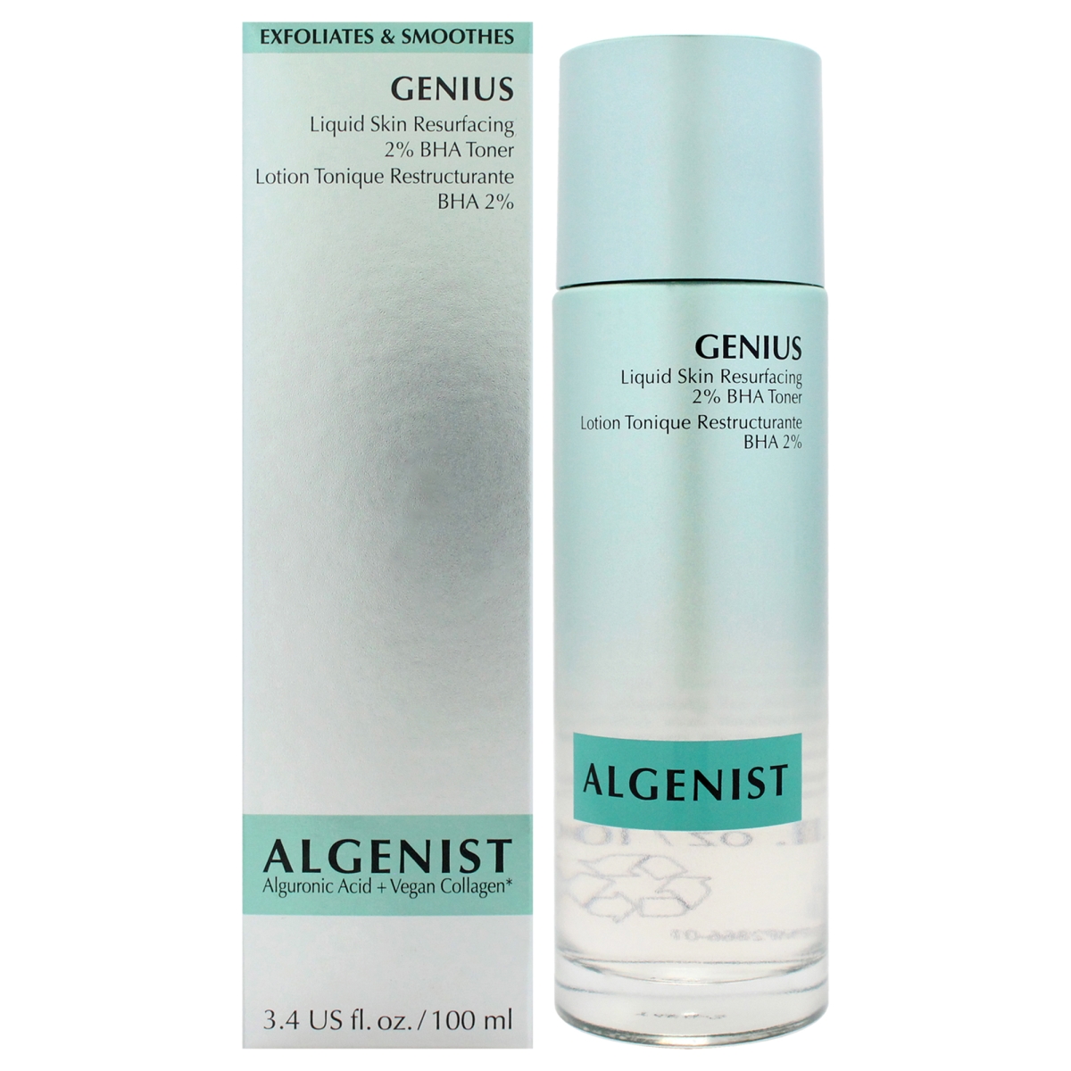 Picture of Algenist I0155439 3.4 oz Genius Liquid Skin Resurfacing Toner for Women