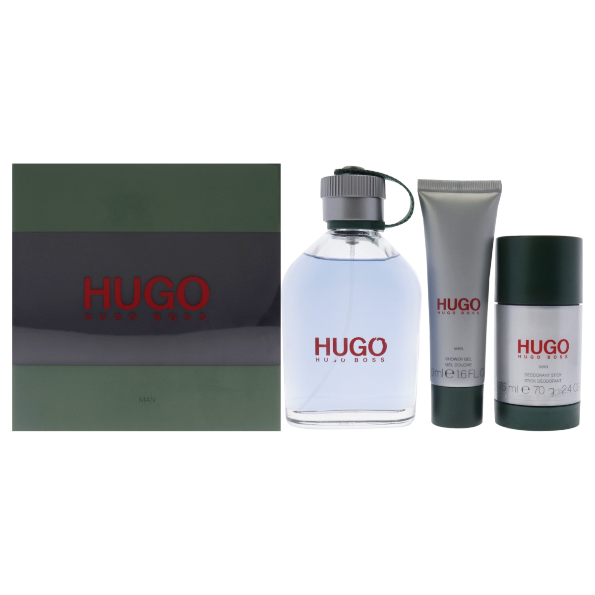 Picture of Hugo Boss I0114020 3 oz Hugo Man Eau De Toilette Spray Gift Set for Men