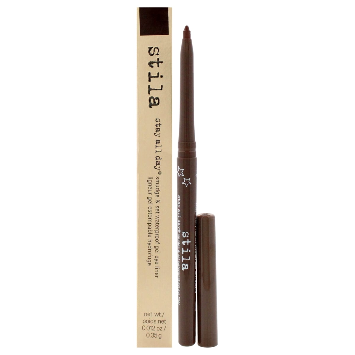I0150997 0.012 oz Stay All Day Smudge & Set Waterproof Gel Eye Liner for Women, Espresso