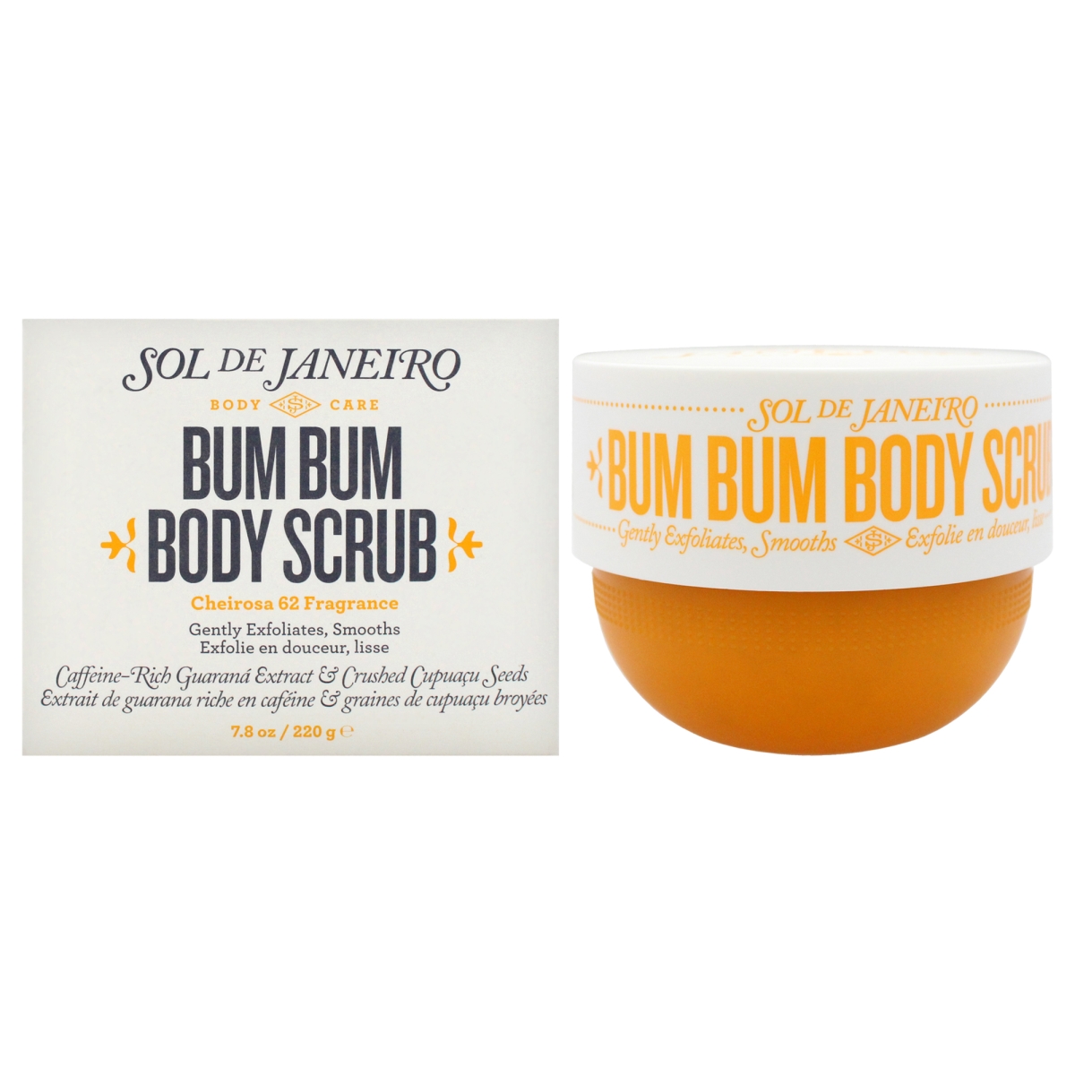 Picture of Sol De Janeiro I0129781 7.8 oz Bum Bum Body Scrub Skin Care for Unisex
