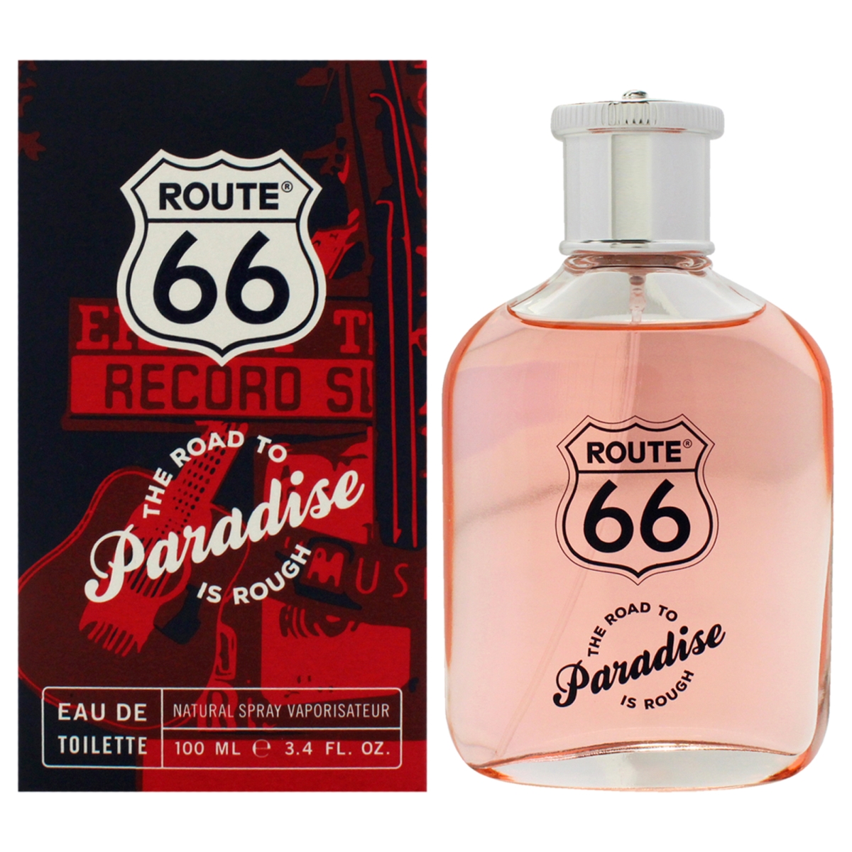 Picture of Route 66 I0152677 3.4 oz The Road To Paradise Is Rough Perfume for Men
