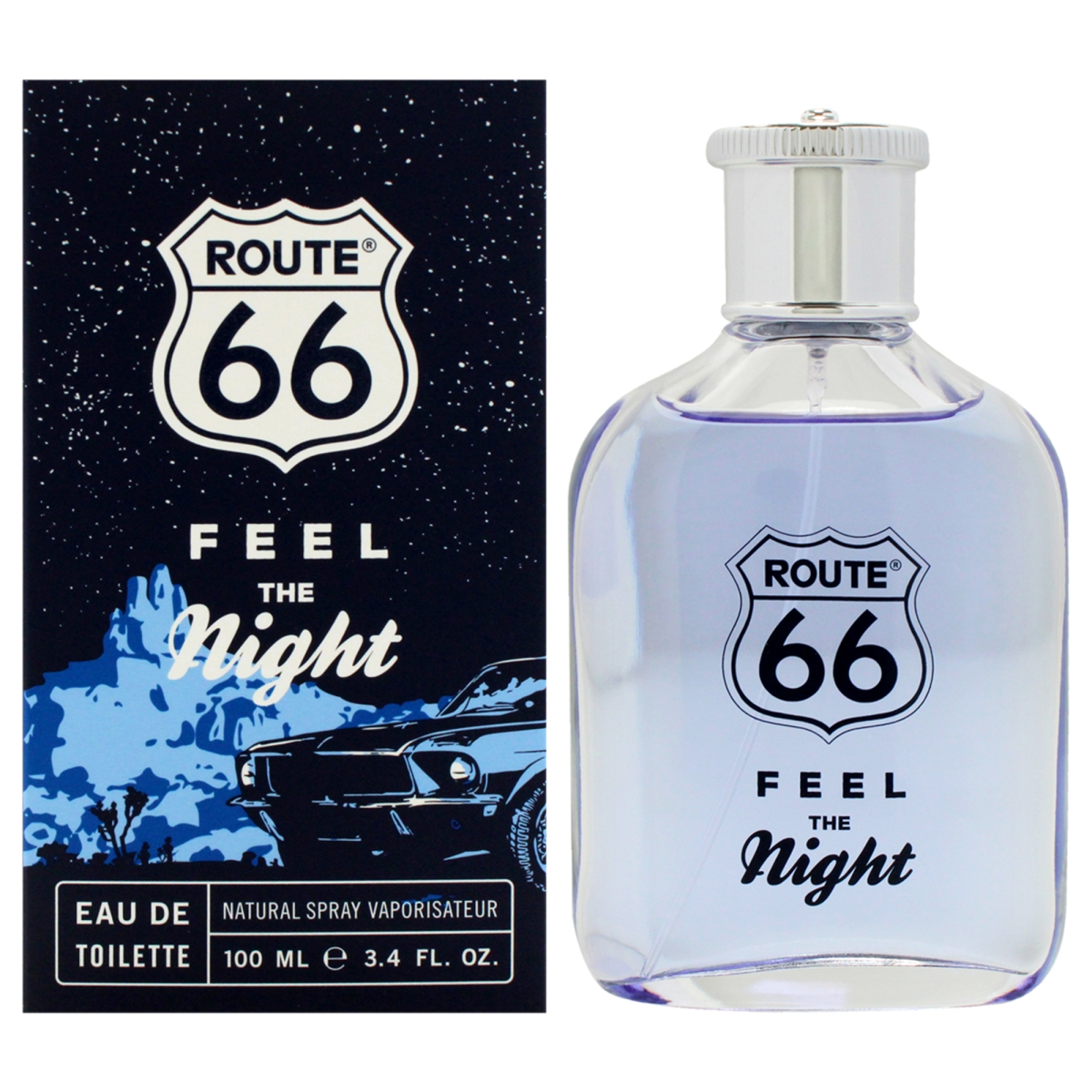 Picture of Route 66 I0152678 3.4 oz Feel The Night Perfume for Men