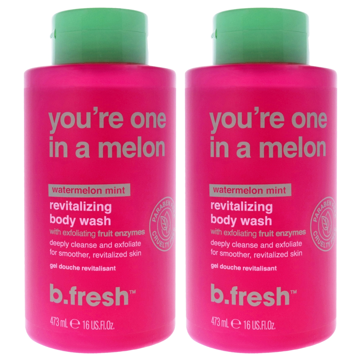 Picture of B.Tan K0005727 16 oz Youre One In A Melon Body Wash for Unisex - Pack of 2