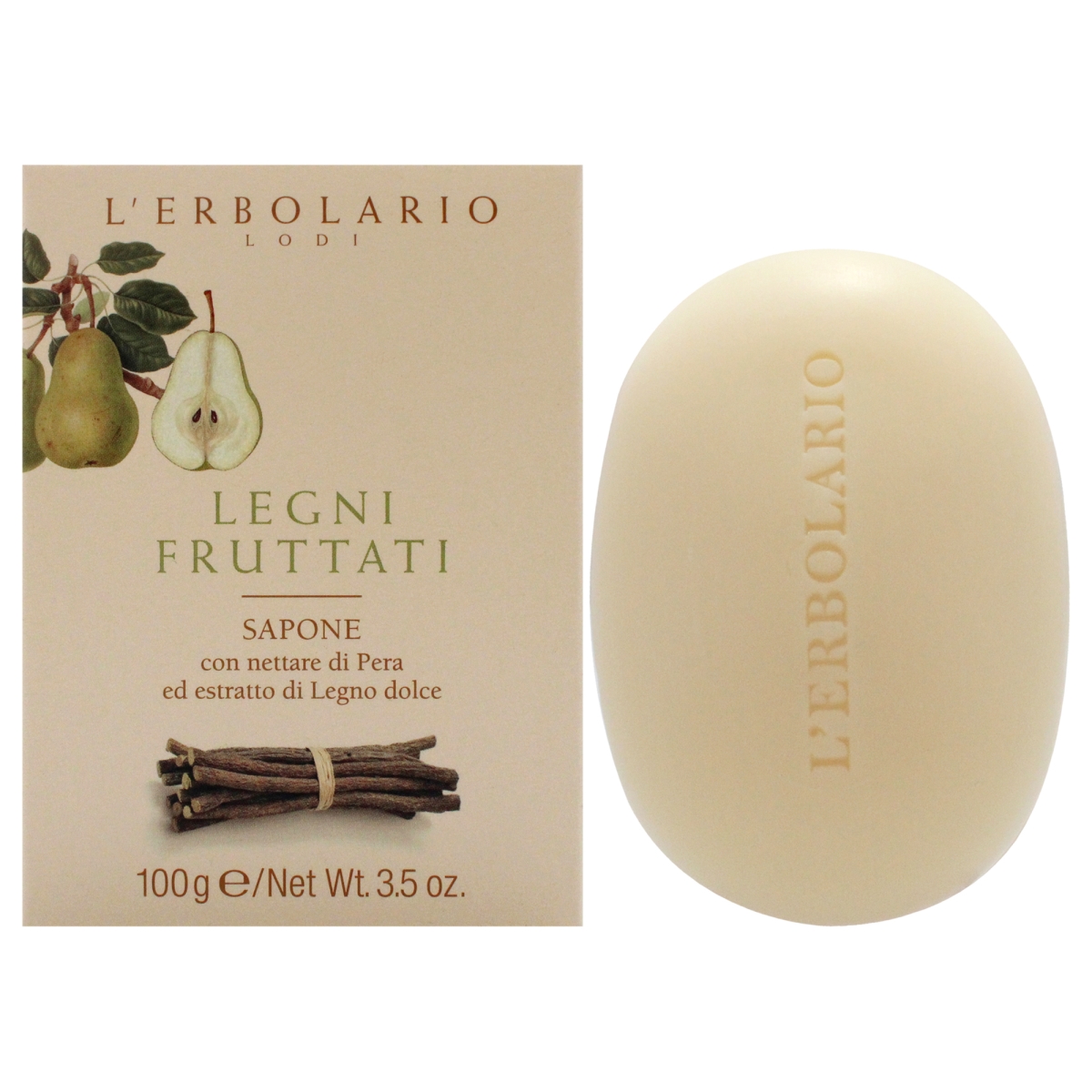 Picture of L Erbolario I0140295 3.5 oz Legni Fruttati Soap for Unisex