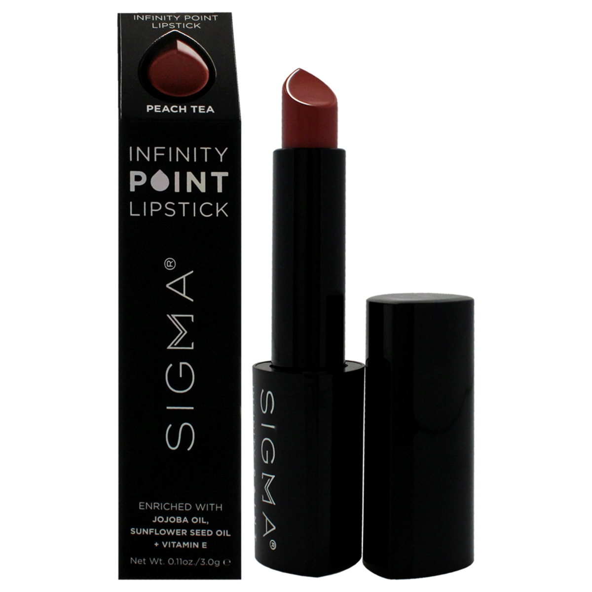 Picture of Sigma I0151967 0.11 oz Infinity Point Lipstick for Women - Peach Tea