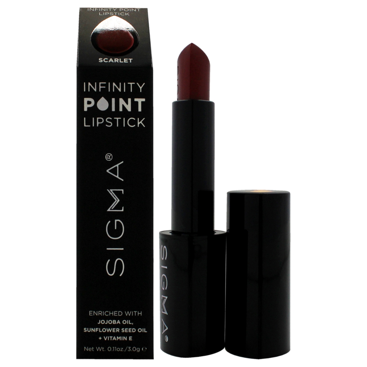 Picture of Sigma I0151966 0.11 oz Infinity Point Lipstick for Women - Scarlet