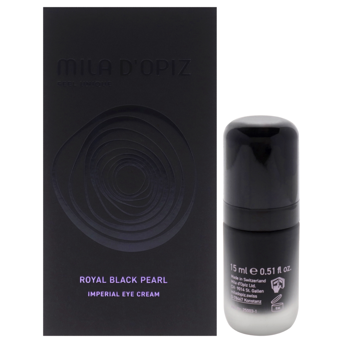 Picture of Mila D Opiz I0149415 0.51 oz Royal Black Pearl Imperial Eye Cream for Women