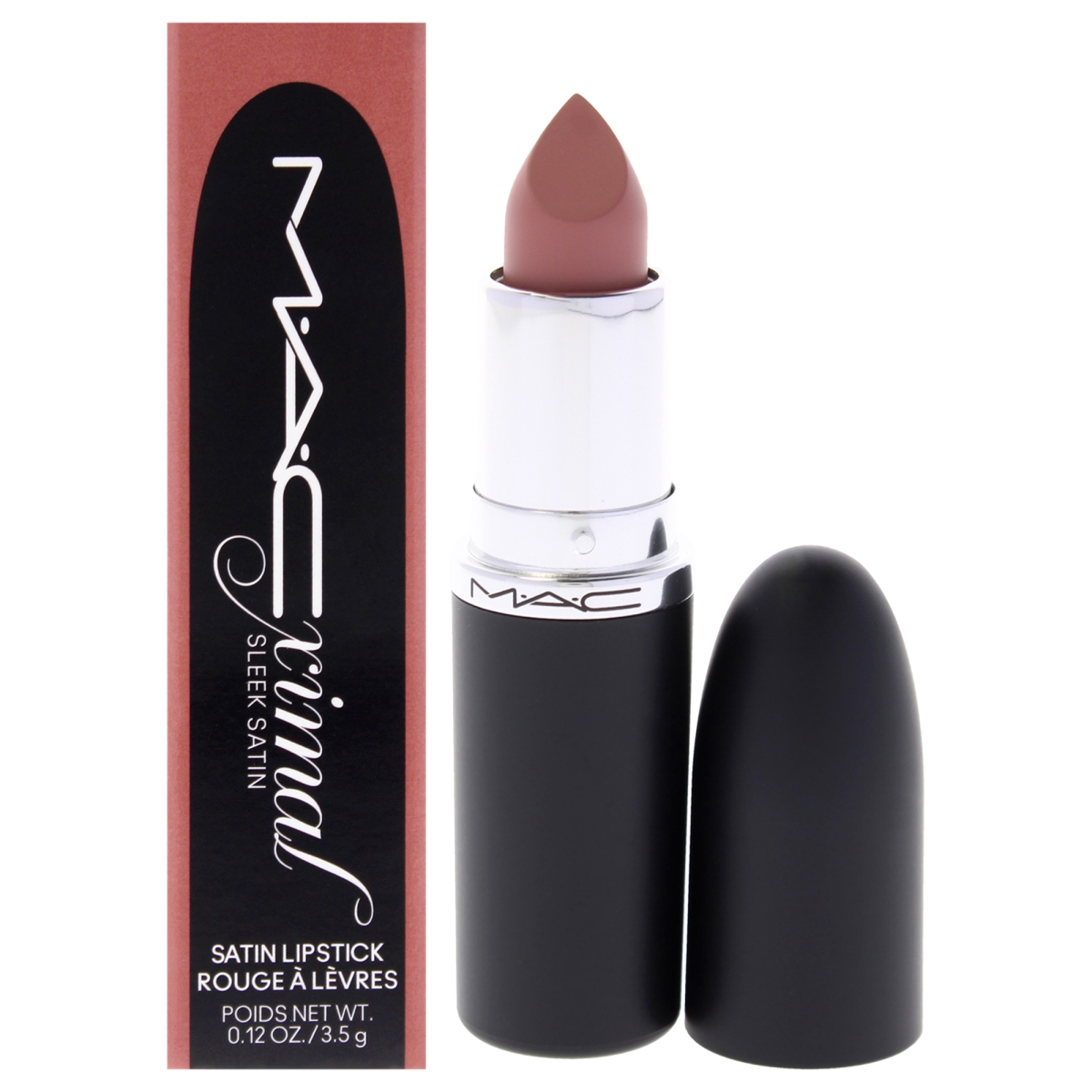 Picture of MAC I0155687 0.12 oz Maximal Satin Lipstick for Women - 835 Modesty