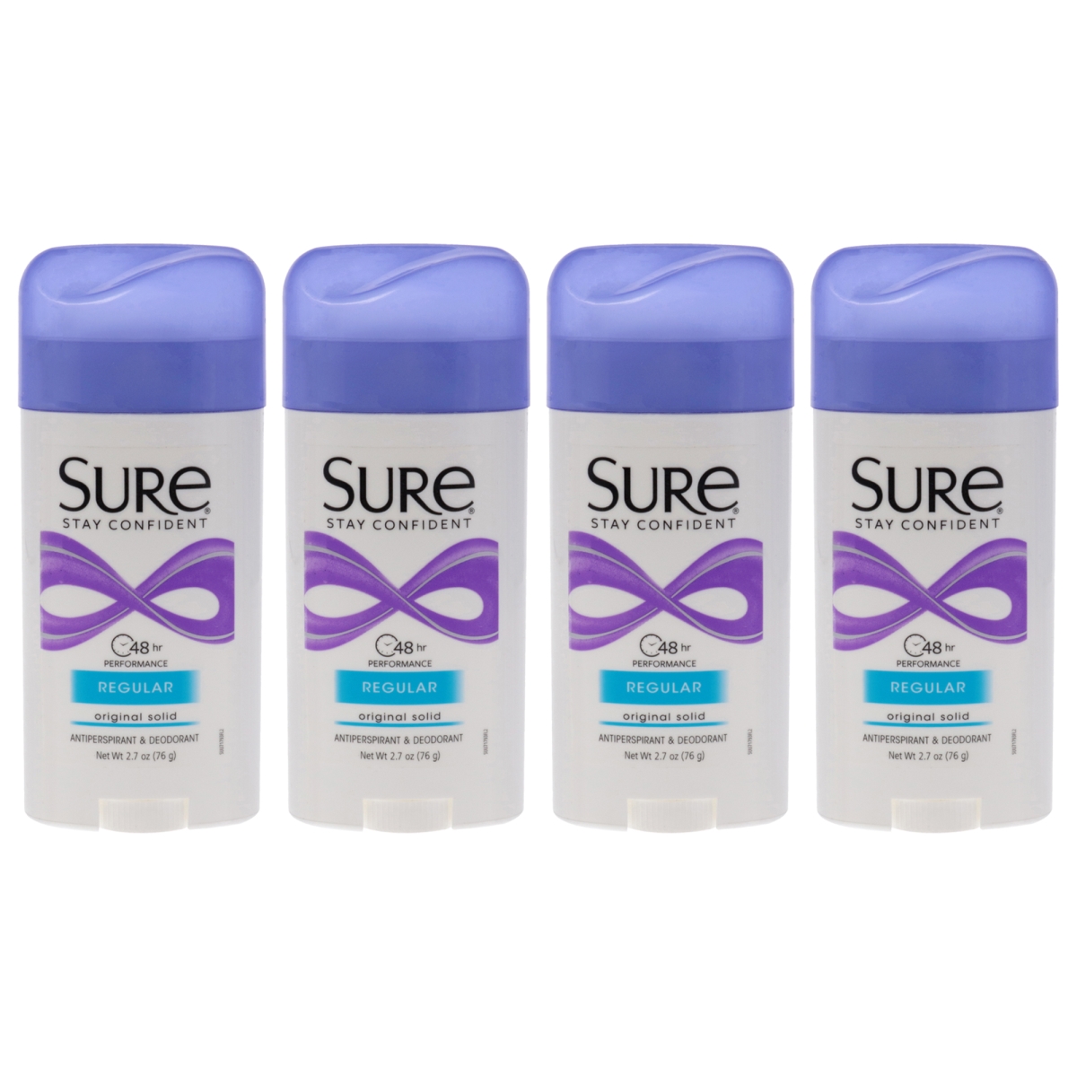 K0006331 2.7 oz Original Solid Anti-Perspirant Deodorant for Unisex, Regular - Pack of 4