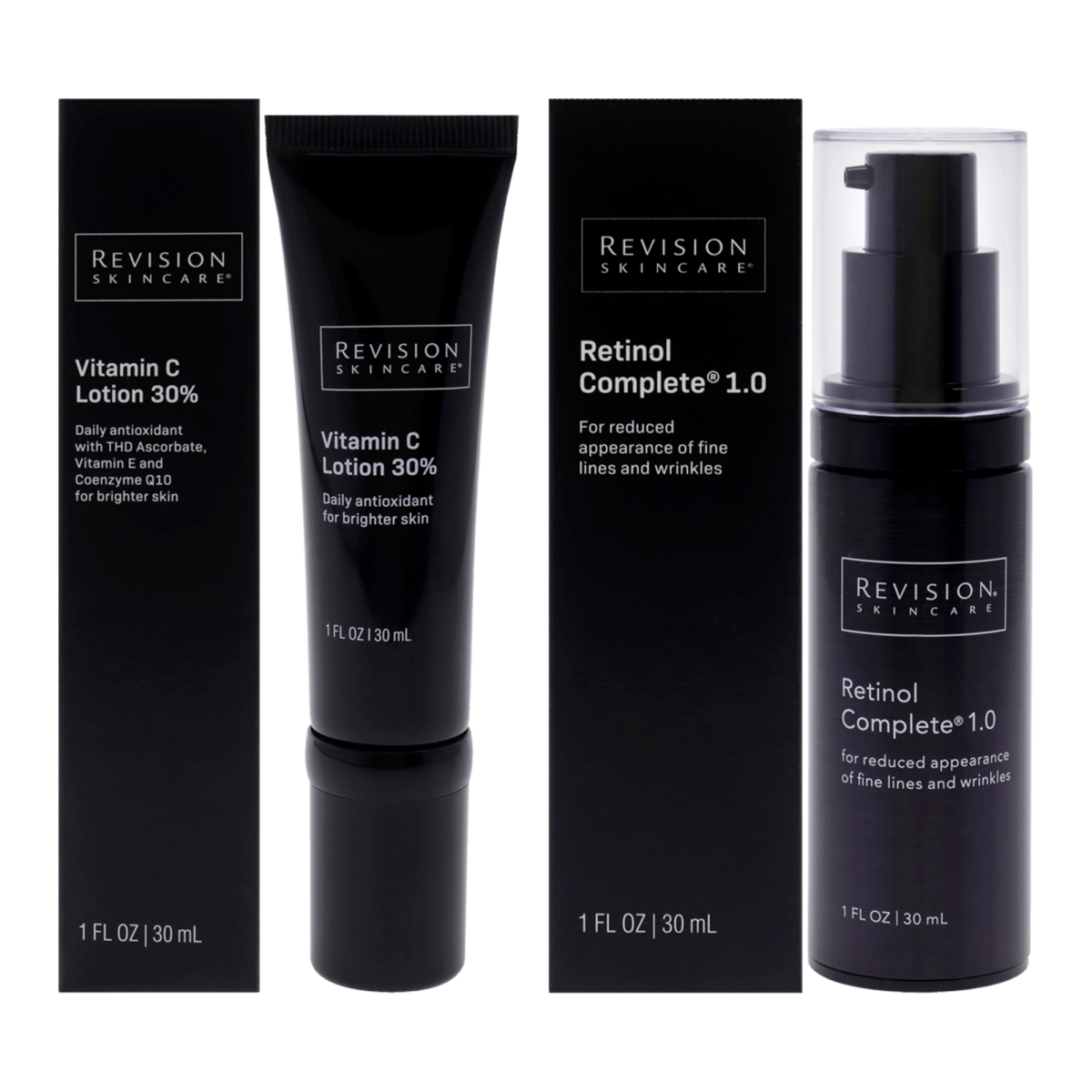 Picture of Revision K0005978 Vitamin C Lotion & Retinol Complete Cream Kit for Unisex - 2 Piece