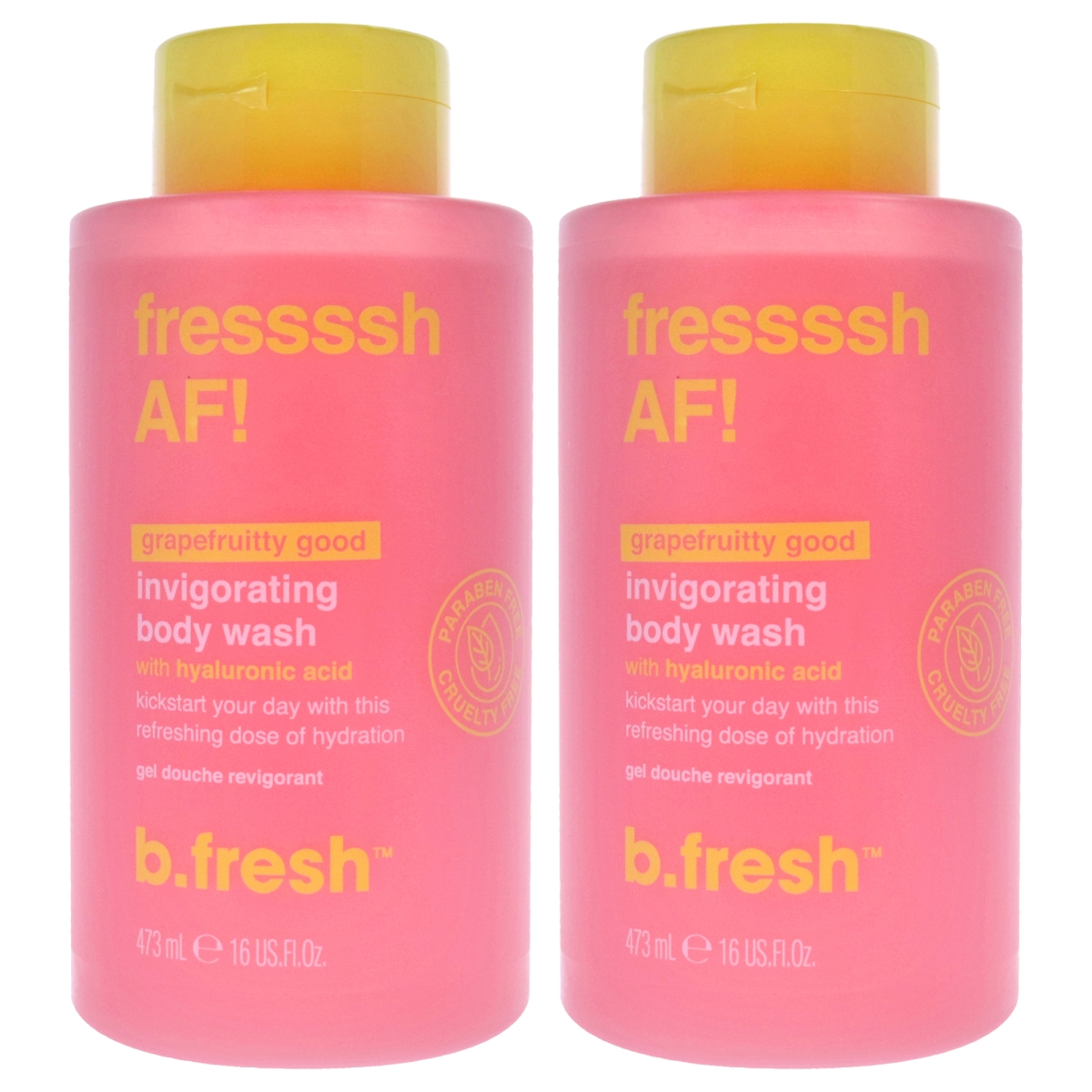 Picture of B.Tan K0005722 16 oz Fressssh AF Invigorating Body Wash for Unisex - Pack of 2