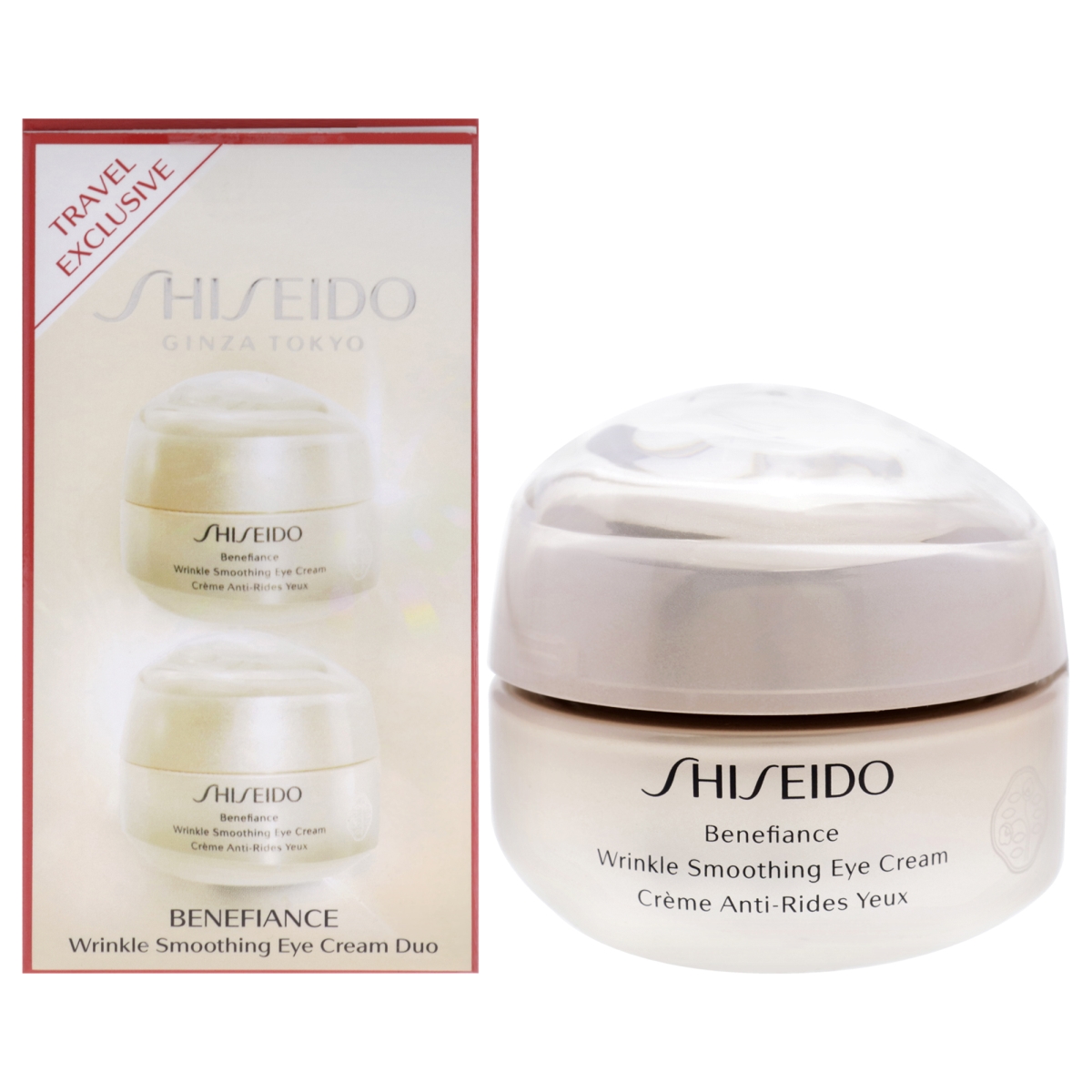 Picture of Shiseido I0142022 0.51 oz Benefiance Wrinkle Smoothing Eye Cream Duo for Women - 2 Piece