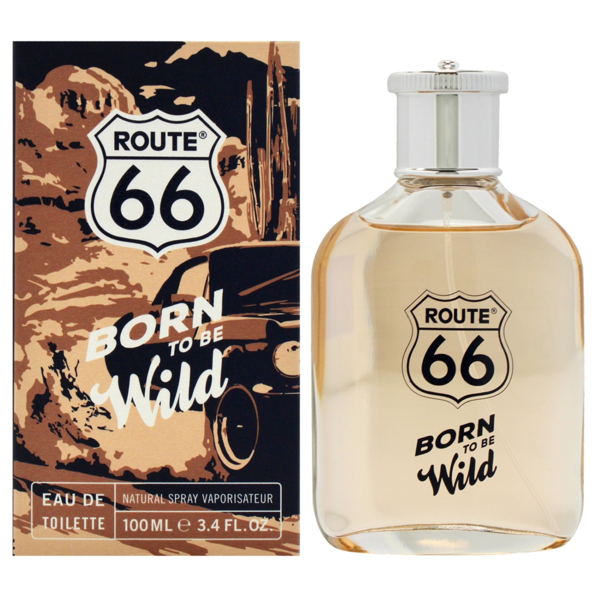 Picture of Route 66 I0152676 3.4 oz Born To Be Wild Perfume for Men