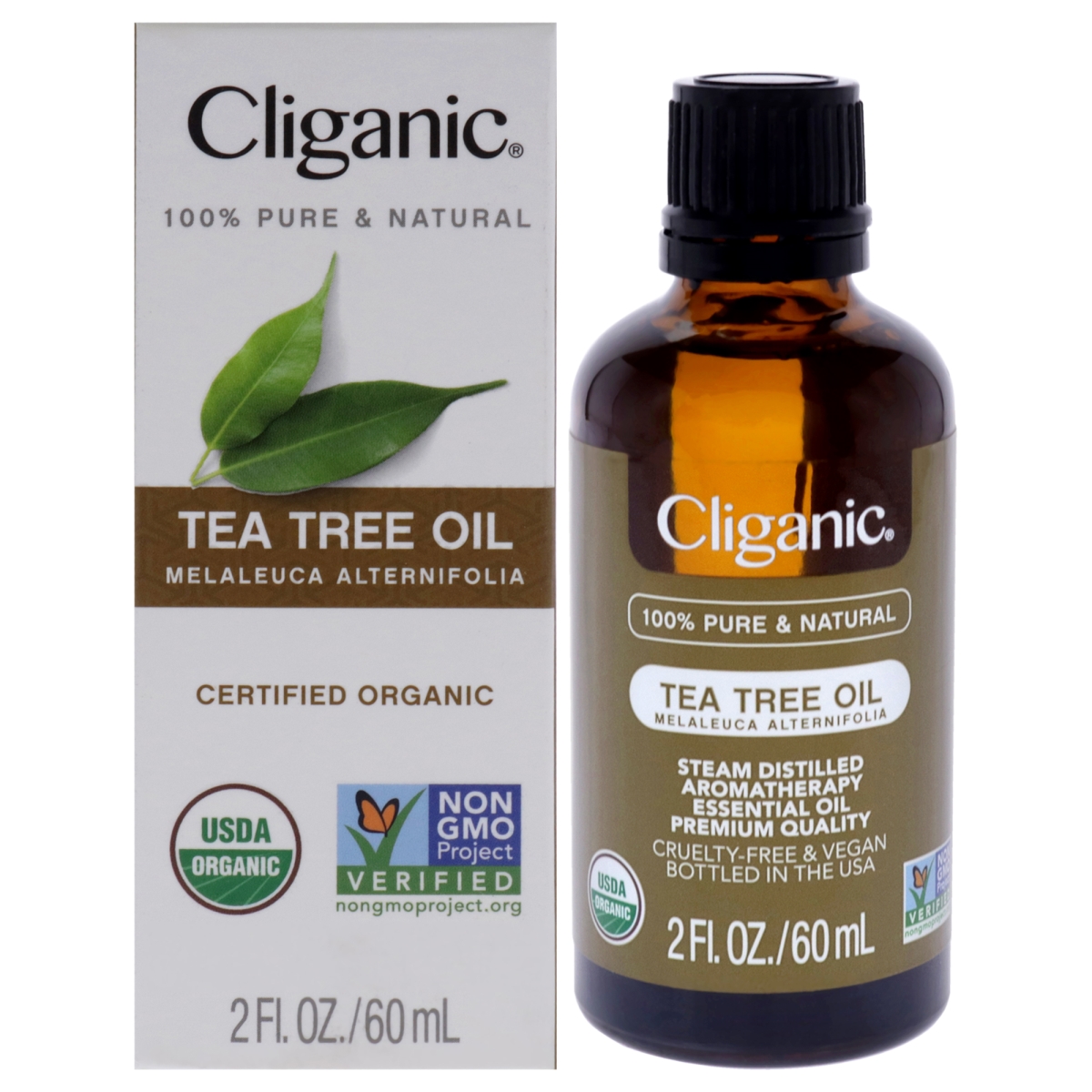 Picture of Cliganic I0141028 2 oz Organic Tea Tree Essential Oil for Unisex