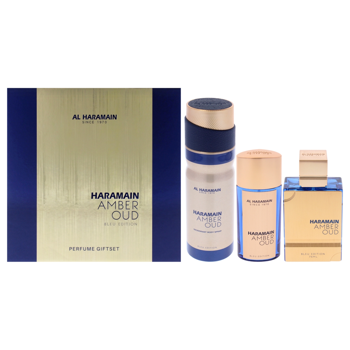 I0153015 3 oz Amber Oud Bleu Edition Fragrances for Unisex